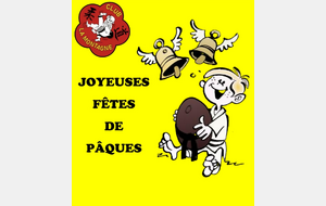 Joyeuses fêtes de Pâques 