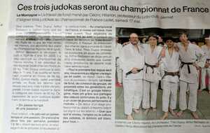 Article Ouest France du mardi 13 Mai 2025
